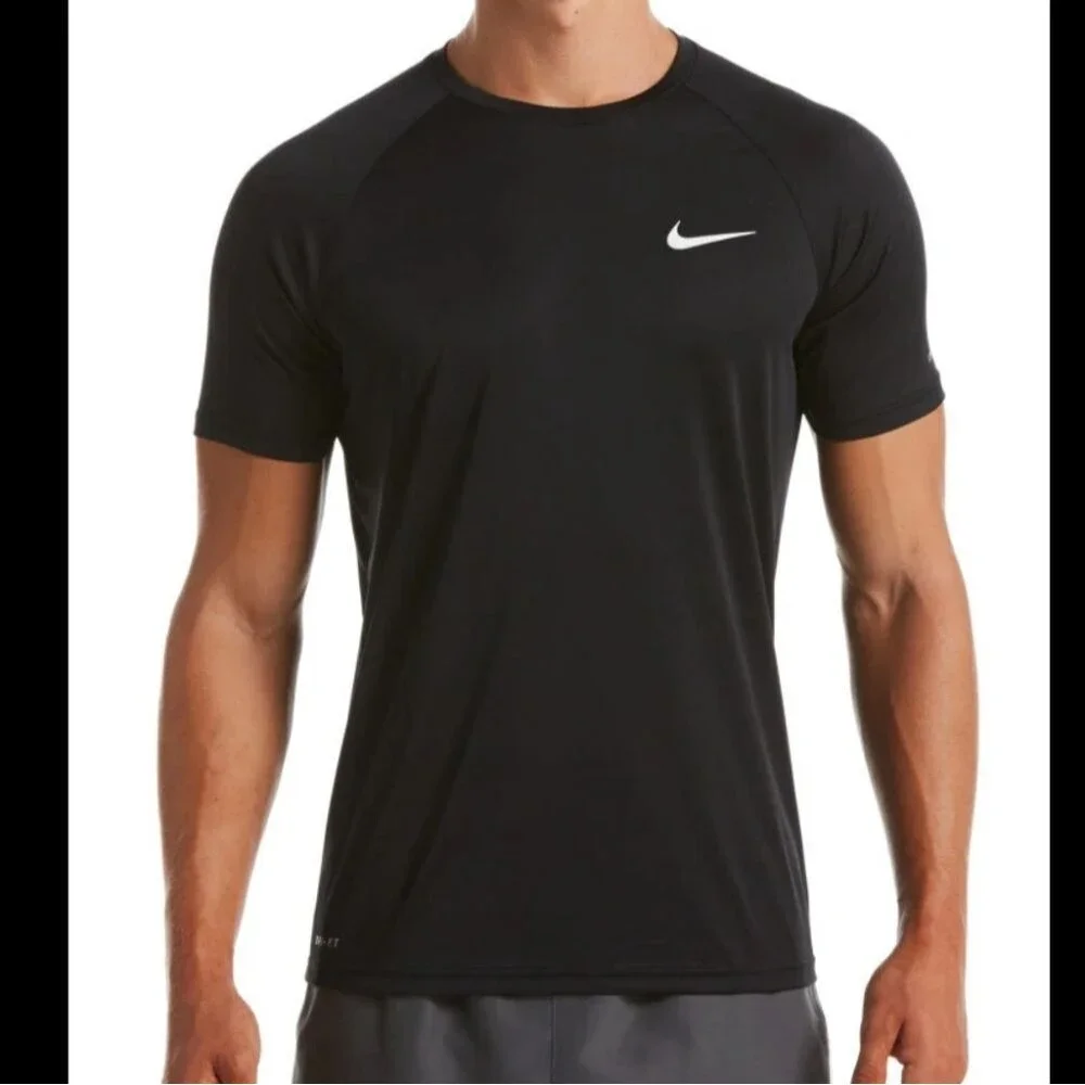 Men's Hydroguard Dri-FIT Stretch UPF 40+ Heather Rash Guard XL Nike